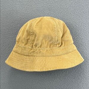 Old Navy Corduroy Bucket Hat Tan 100% Cotton S/M Unisex 90s Y2K Inspired